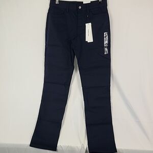 NEW Calvin Klein Pants Mens 31x32 Blue Chino 5 Pocket Strech Comfort Casual
